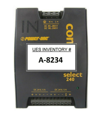 Power-One LWN2660-6 AC-DC/DC-DC Converter DIN Rail Power Supply Working Surplus