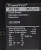 Square D JD 250 3-Pole Circuit Breaker JDL36200 JDF36250CU31X Lot of 2 Working