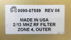 AMAT Applied Materials 0090-07559 2/13 MHZ RF Filter Outer 0041-39198 Working