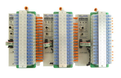 SMC IN587-07-C 8-Point Gas Panel Pneumatic Manifold Lot of 3 Working Surplus