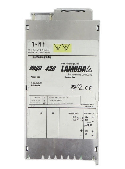 Lambda V403M3H Spectrometer Power Supply Vega 450 AB Sciex MDS Working Surplus
