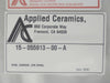 Novellus Systems 15-055913-00 300mm Upper Spindle Carrier Ring New Surplus