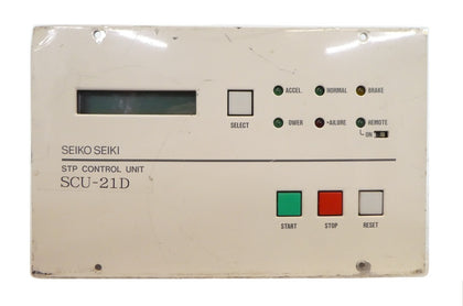 SCU Seiko Seiki SCU-21D Turbomolecular Pump Controller Dented Tested Working