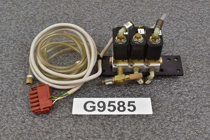 Karl Suss 116AA002 Kuhnke 65 127 Pneumatic Manifold 3 Solenoid