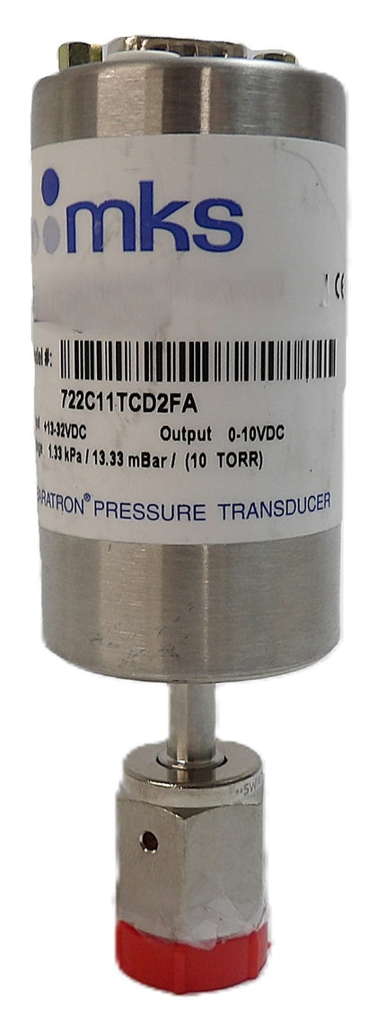 MKS Instruments 722C11TCD2FA Baratron Pressure Transducer Surplus