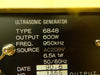 Kaijo Denki 6848 Ultrasonic Generator HI MEGASONIC 600 Working Surplus