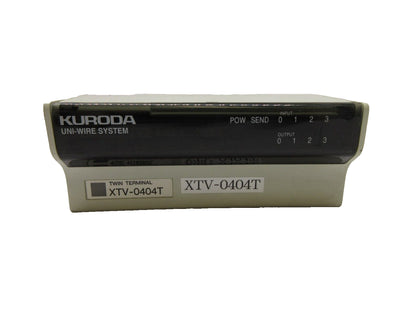 Kuroda XTV-0404T Twin Terminal Uni-Wire System Used Working