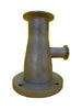 Edwards High Vacuum Conical Reducer Tee ISO63 ISO-F to NW50 NW25 Used Working