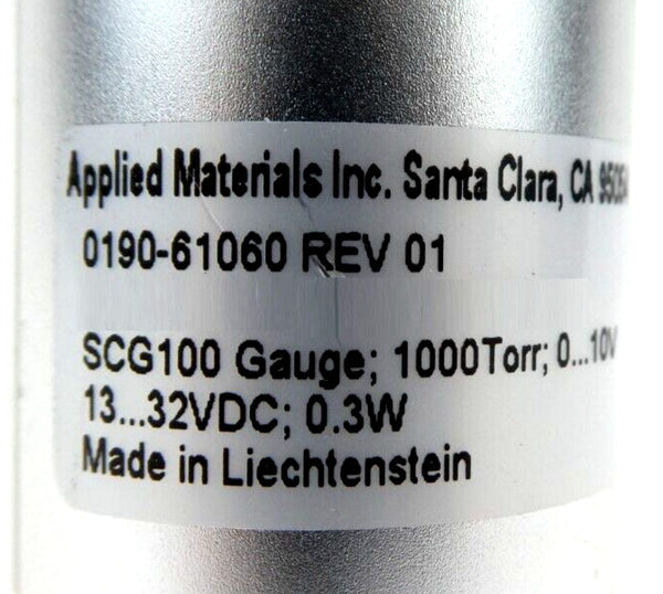 AMAT Applied Materials 0190-61060 Pressure Gauge SCG100 Reseller Lot o ...