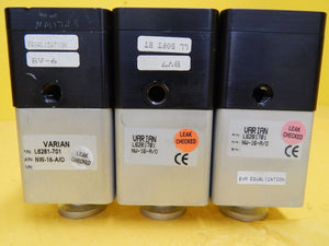 Varian L6281701 Pneumatic Angle Valve NW-16-A/0 L6281-701 Lot of 3 VSEA Working