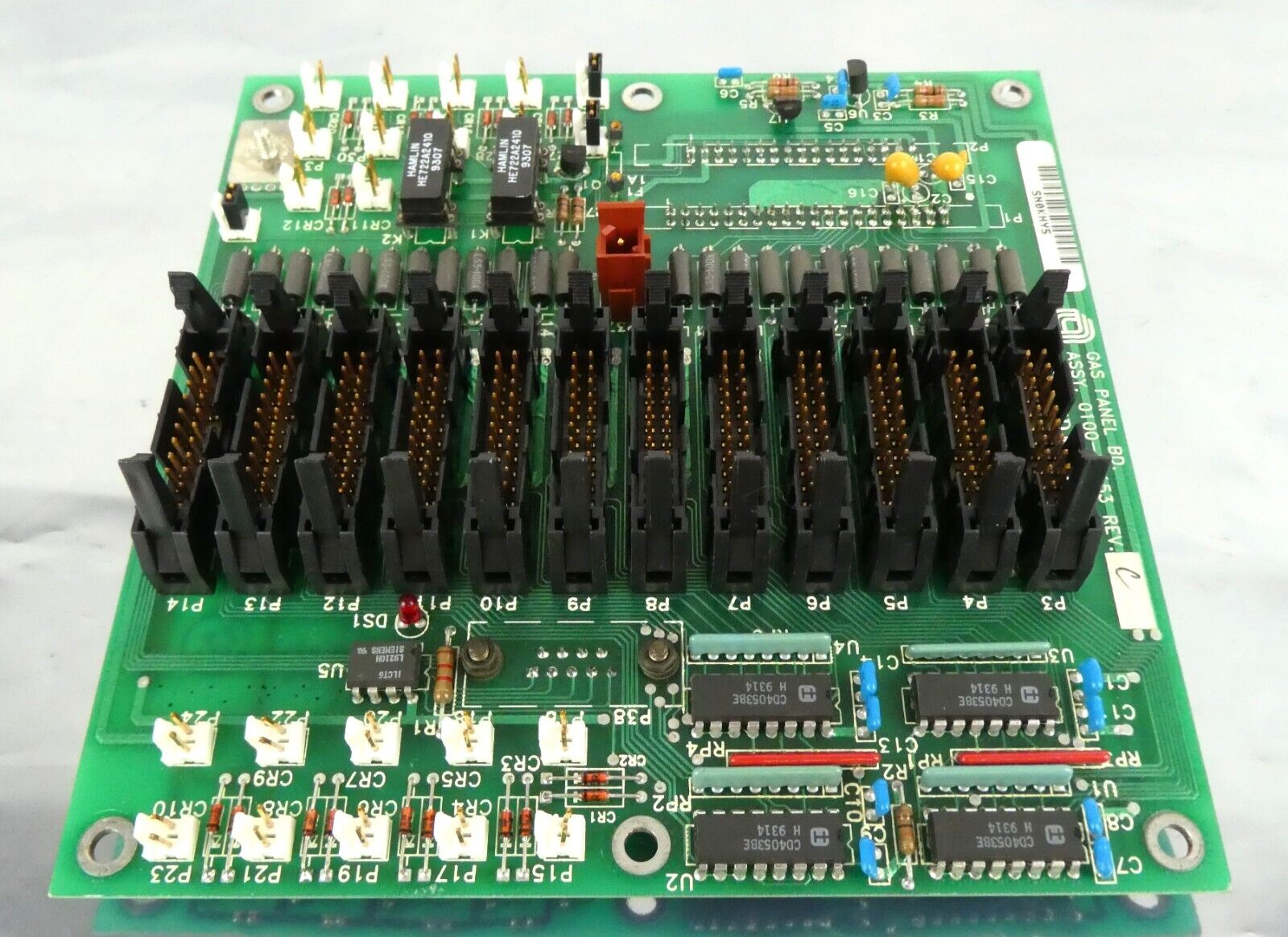 AMAT Applied Materials 0100-09153 Gas Panel BD PCB Board Working Surpl ...