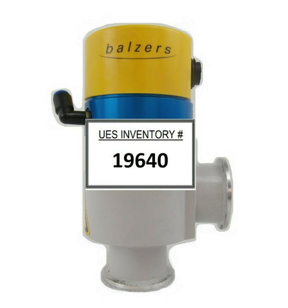 Balzers BPV51325 Right Angle Vacuum Isolation Valve EVL 040 P Working Surplus