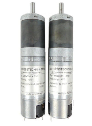 Atriebstechnik M32x30/I + P32 DC Motor Mattson 933-14006-00 Lot of 2 New Spare