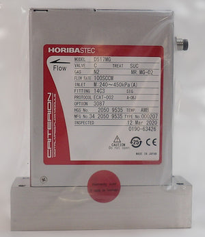 Horiba STEC D517MG Mass Flow Controller MFC CRITERION 100 SCCM N2 New