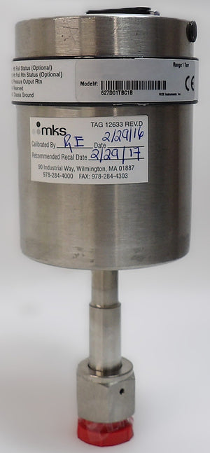 MKS Instruments 627D01TBC1B Baratron Capacitance Manometer Refurbished