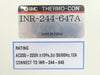SMC INR-244-647A Temperature Controller THERMO-CON for INR-244-646 Untested