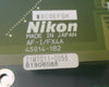 Nikon 4S014-182 Relay Controller Board PCB AF-I/FX4A NSR-S204B Working Surplus