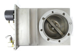 Varian 951-5210 Pneumatic Stainless Swing Gate Valve No Captive Flange Surplus