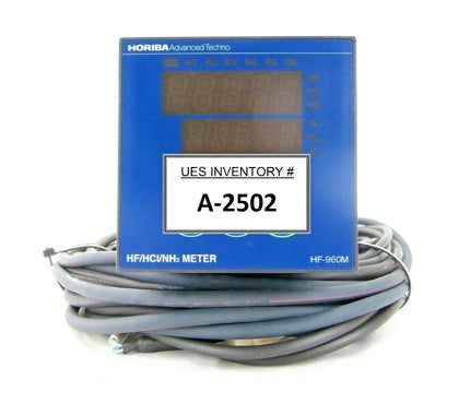 Horiba Advanced Techno HF-960M Concentration Monitor HF/HCl/NH3 Meter Working