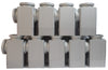 SMC XLA-80-X741 High Vacuum Angle Valve Vacuum Series Lot of 9 New Surplus