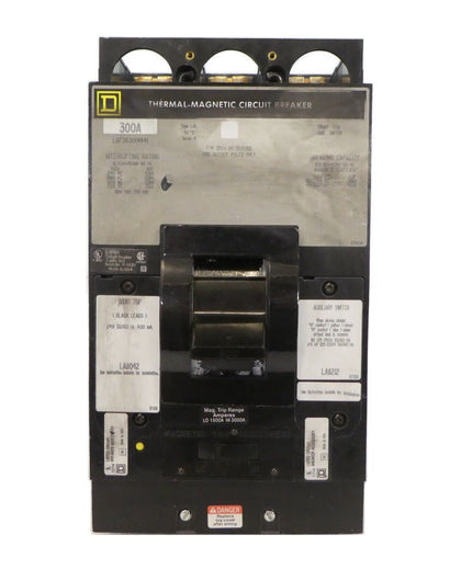 Square D LAF363001441 Circuit Breaker 300A LAII042 LAII212 Working Surplus