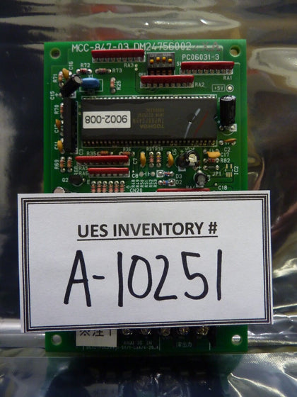 Toshiba MCC-847-03 Processor Board PCB DM24756002 PC06031-3 Used Working
