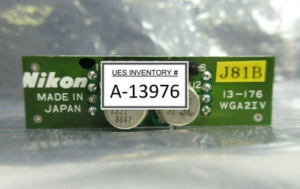 Nikon 13-176 Interface Board PCB WGA2IV NSR-1755G7A Step-and-Repeat G-Line Used