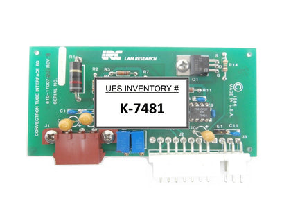 Lam Research 810-17007-001 Convectron Tube Interface Board PCB Rev. B 4420 Spare