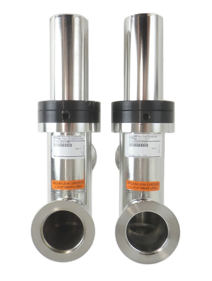 Nor-Cal Products 3870-01331 Pneumatic Angle Valve Reseller Lot of 2 Working