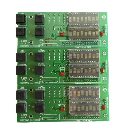 Lightwave Electronics 4-2873 Control PCB M210-PS-V06 Lot of 3 Working Surplus