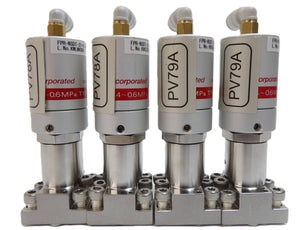 Fujikin FPR-NSDT-21-6.35UGC Metal Diaphragm Valve Reseller Lot of 4 New