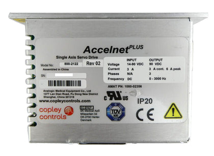 Copley Controls 800-2122 Servo Drive AMAT Applied Materials 1080-02356 Working