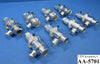 Diavac LCAV-25HF Pneumatic Angle Valve Lot of 8 Used Working