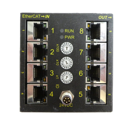 Brad Communications SST-ECAT-JB-8 EtherCAT Juntion Box AMAT 0190-63790 Working
