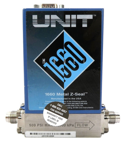 UNIT Instruments UFC-1660 Mass Flow Controller MFC 3 SLM NF3 OEM Refurbished