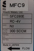 SAM Hitachi SFC280ERC-4V Mass Flow Controller MFC Lot of 4 Working
