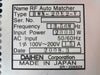 Daihen RMN-20E2-V RF Auto Matcher 13.56MHz @ 2000W TEL Tokyo Electron Working