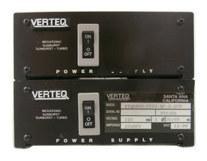 Verteq Process Systems Megasonic Sunburst-Turbo Dual Power Supply Stack Working