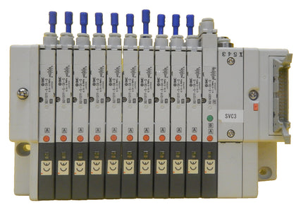 TEL Tokyo Electron SVC3 11-Port Manifold SMC SQ1131DY-5-C4-Q PR300Z Used Working
