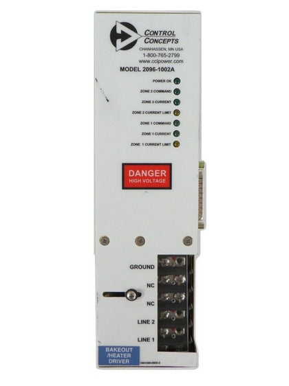 Control Concepts 2096-1002A SCR Power Controller AMAT 0190-43080 Working Spare