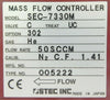 STEC SEC-7330M Mass Flow Controller MFC SEC-7330 50 SCCM He Working Surplus