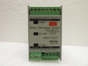 Yamatake SAB10-TC04C1 4 Channel Analog Output Node Non-Insulated Type Used