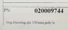 AMAT Applied Materials 0200-09744 150mm Quartz Focus Ring Working Surplus