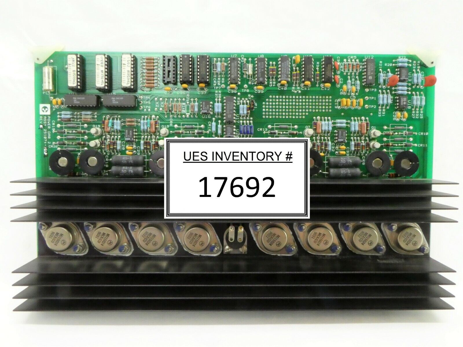 Electroglas 251074-002 Power DAR 2 Card PCB Rev. G 4085x Horizon PSM Spare