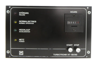 TURBOTRONIK NT 150/360 Leybold 85472-5 Turbomolecular Pump Controller Turbo