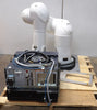 Stäubli TX90 LSCR 6-Axis Robot Arm with End Effector CS8C-TX90 Controller As-Is