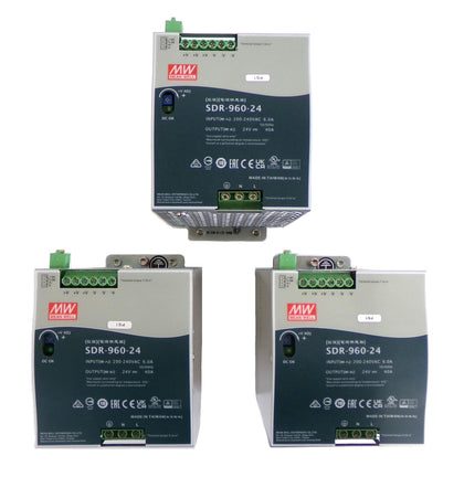 Mean Well SDR-960-24 48V DC Power Supply Lot of 3 Working Surplus