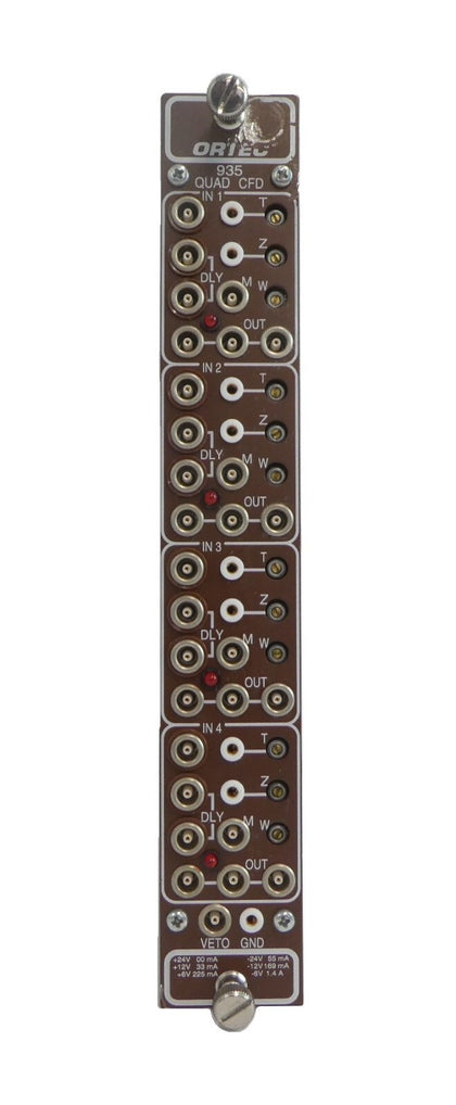 PerkinElmer Ortec 935 Constant Fraction Discriminator Quad CFD Working Surplus