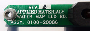 AMAT Applied Materials 0100-76038 Wafer Map Led PCB Lot of 4 Working