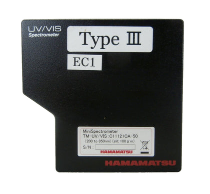 Hamamatsu C11121CA-50 UV/VIS Spectrometer TM-UV/VIS Type III Working Surplus